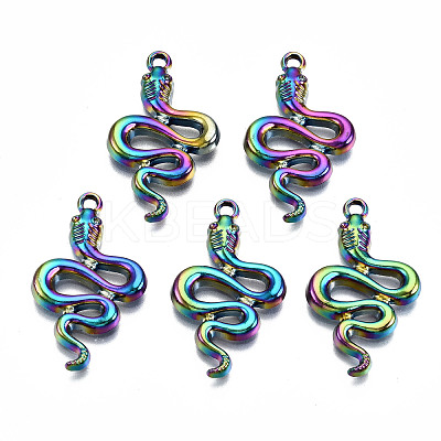 Rainbow Color Alloy Pendants PALLOY-S180-021-RS-1
