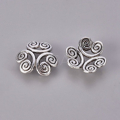 Tibetan Style Bead Caps LS-EA483Y-NF-1