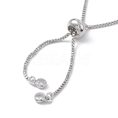 Brass Box Chains Slider Bracelet Makings KK-E068-VD012-1-1