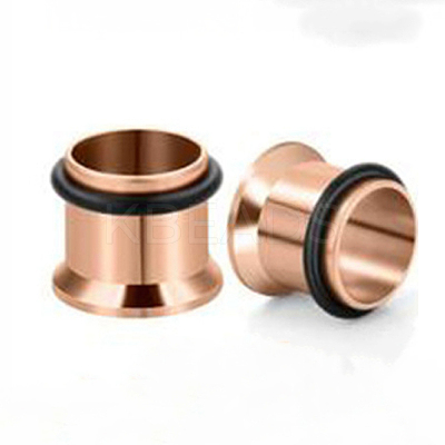 316 Surgical Stainless Steel Screw Ear Gauges Flesh Tunnels Plugs X-STAS-YWC0001-01B-RG-1
