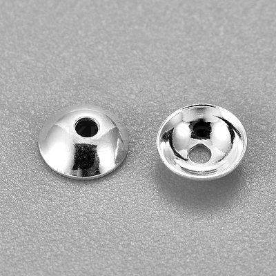 201 Stainless Steel Bead Caps STAS-F040-20G-S-1