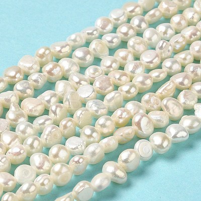 Natural Keshi Pearl Beads Strands PEAR-E017-28-1