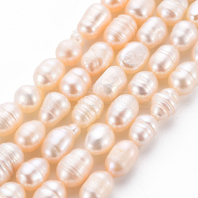 Natural Cultured Freshwater Pearl Beads Strands PEAR-S012-41E-1