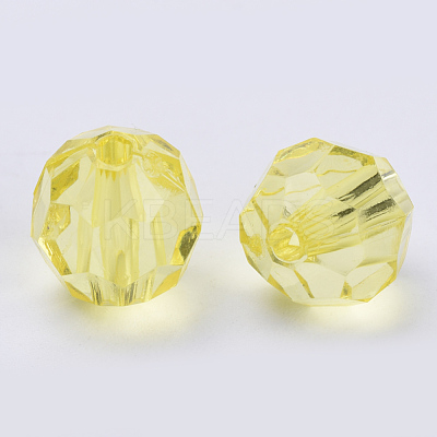 Transparent Acrylic Beads TACR-Q257-10mm-V21-1
