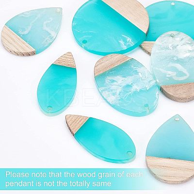Teardrop Oval Flat Round Dangle Earring DIY Making Kit DIY-OC0007-92-1