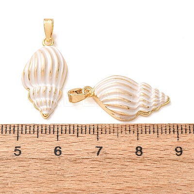 Brass Enamel Pendants KK-CBA8606-01G-01-1