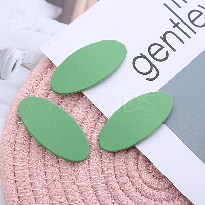 Frosted Plastic Snap Hair Clips OHAR-PW0001-454E-1