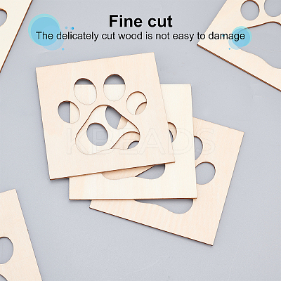 Unfinished Wood Cutouts WOOD-OC0001-55-1