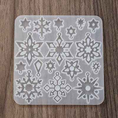 Snowflake Series DIY Silicone Ornaments Pendant Molds SIMO-R012-03A-1