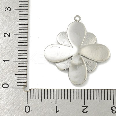 304 Stainless Steel Pendants STAS-L022-433P-1