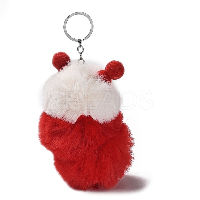 Cute Plush Cloth Worm Doll Pendant Keychains LS-KEYC-P014-B02-1