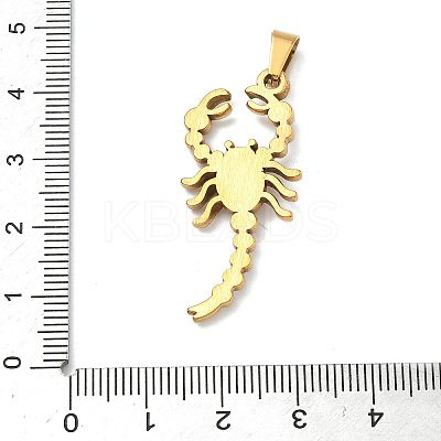 304 Stainless Steel Pendants STAS-F336-12G-01-1