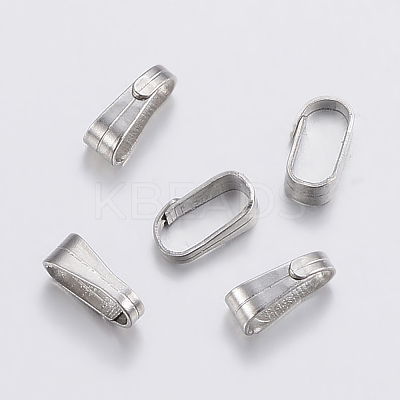 Tarnish Resistant 304 Stainless Steel Snap on Bails STAS-F155-28P-1