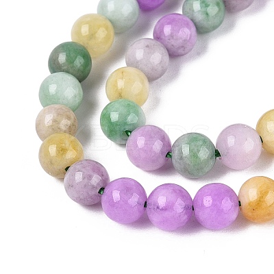 Natural Quartz Beads Strands G-N363-6mm-03-1