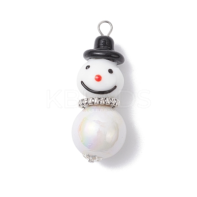 Handmade Lampwork Pendants PALLOY-JF04350-02-1