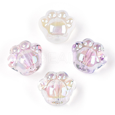 Transparent Acrylic Beads TACR-P004-01-1
