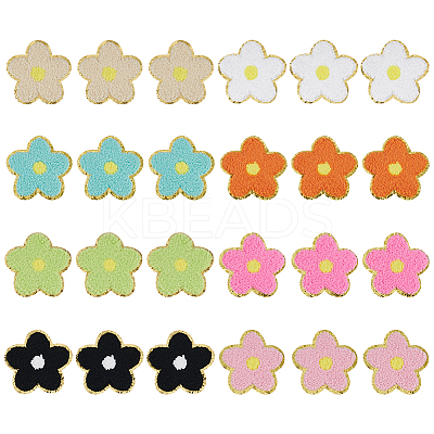 3 Sets Towel Cloth Computerized Embroidery Cloth Iron On/Sew On Patches FIND-FG0004-17-1
