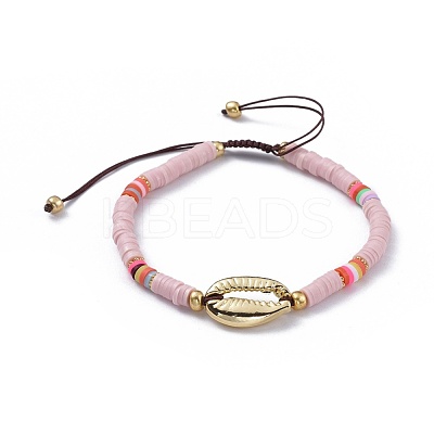 Nylon Thread Braided Beads Bracelets BJEW-JB04554-M-1