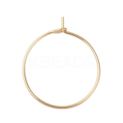 316L Surgical Stainless Steel Hoop Earring Findings STAS-G229-07G-02A-1
