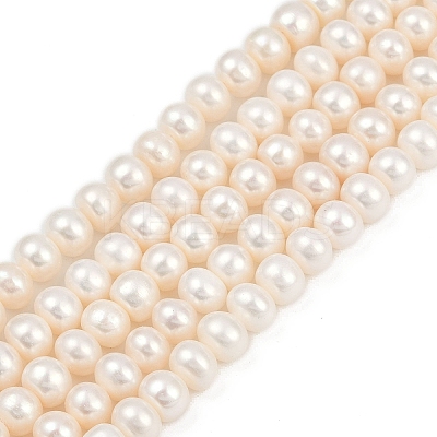 Natural Cultured Freshwater Pearl Beads Strands PEAR-I007-07X-13D-1