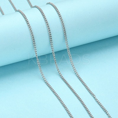 Tarnish Resistant 304 Stainless Steel Curb Chains CHS-R008-09-1