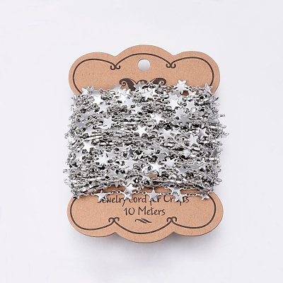 Tarnish Resistant 304 Stainless Steel Chains CHS-E002-11-1