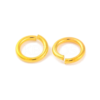 Brass Saw Cut Open Jump Rings KK-G514-01I-G-1