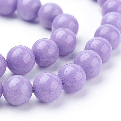 Natural Mashan Jade Round Beads Strands X-G-D263-10mm-XS24-1