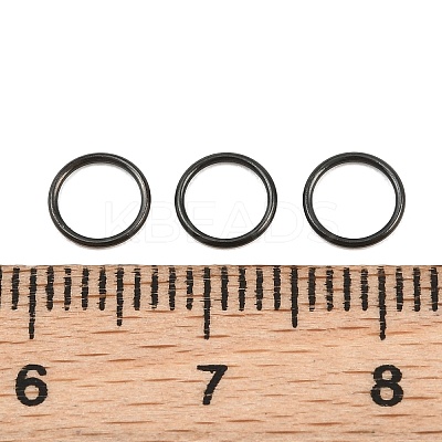 Ion Plating(IP) 304 Stainless Steel Closed Jump Rings STAS-G393-06B-17-1