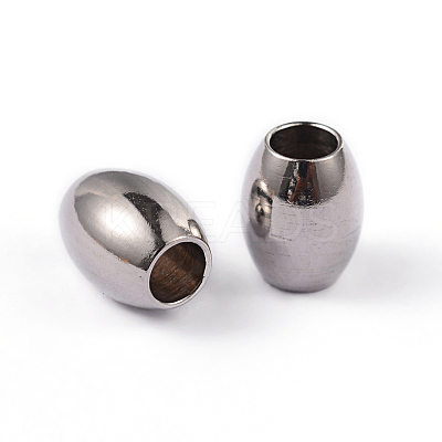 Tarnish Resistant Barrel 304 Stainless Steel Spacer Beads STAS-G130-38P-1