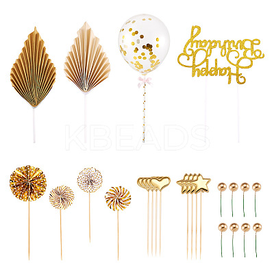 DIY Glitter Paper Birthday Crafts Accessories DIY-TA0010-57-1
