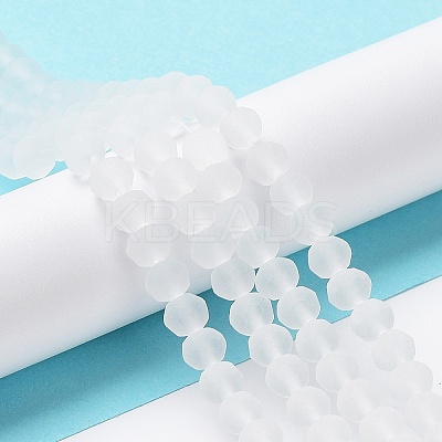 Transparent Glass Beads Strands EGLA-A034-T6mm-MD19-1