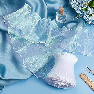10M Polyester Pleated Lace Trim OCOR-PH0002-98-1