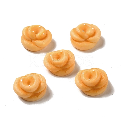Opaque Resin Imitation Food Decoden Cabochons RESI-A033-05O-1