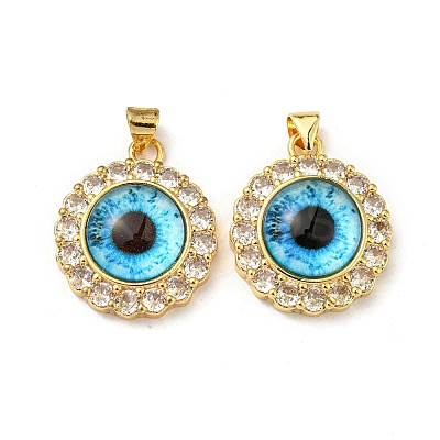 Real 18K Gold Plated Brass Pendants KK-L209-008G-05-1
