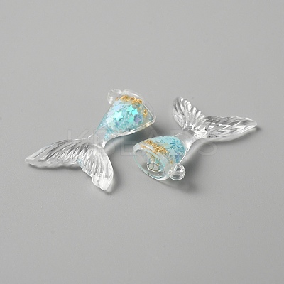 Luminous Transparent Resin Pendants RESI-TAC0009-46D-1