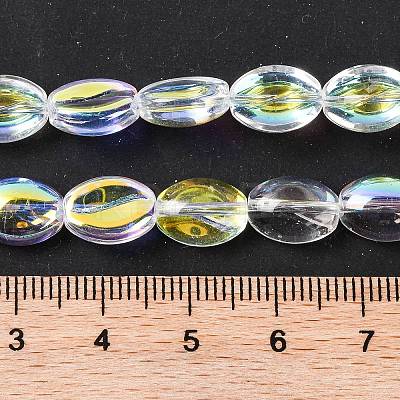 Electroplate Glass Beads Strands EGLA-B005-01A-AB02-1