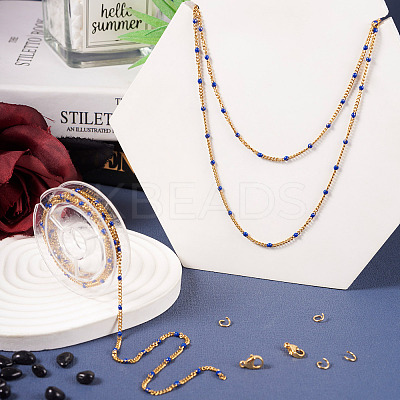 DIY Chain Bracelet Necklace Making Kit DIY-TA0006-12C-1