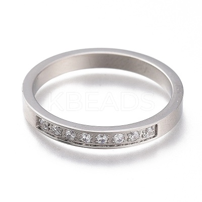 304 Stainless Steel Finger Rings Sets RJEW-F110-09P-1