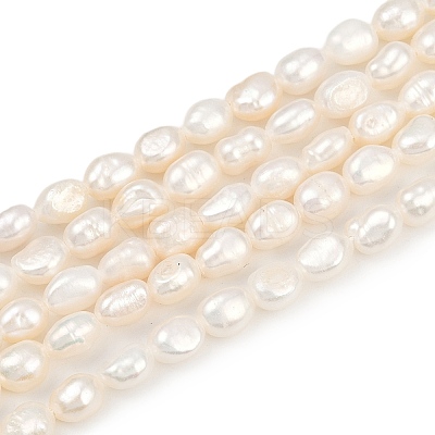Natural Cultured Freshwater Pearl Beads Strands PEAR-P064-20G-01A-1