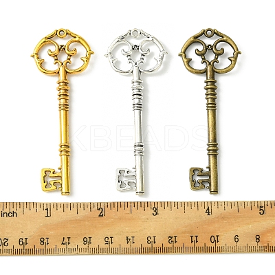 6Pcs 3 Colors Tibetan Style Zinc Alloy Big Pendants FIND-FS0002-55-1