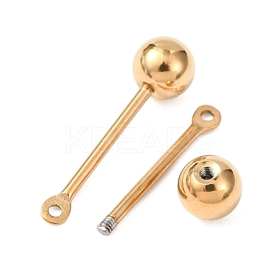 304 Stainless Steel Threaded Ball Eyepin STAS-G385-01G-01-1