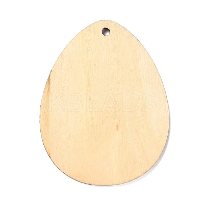 DIY Crafts Easter Egg Shape Cutouts Pendants AJEW-P087-B01-04-1