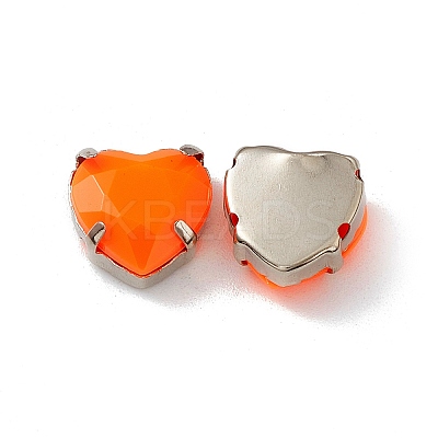 Heart Sew On Rhinestones OACR-E012-03B-P08-1