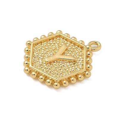 Brass Pendants KK-B126-01G-Y-1