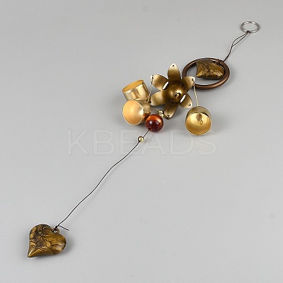 Alloy Wind Chimes AJEW-WH20006-259C-1