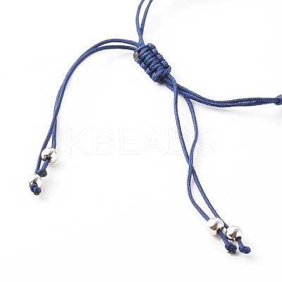 Adjustable Nylon Cord Braided Bead Bracelets BJEW-JB06204-1