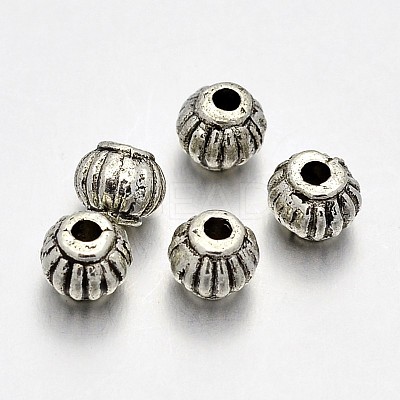 Tibetan Style Alloy Lantern Spacer Beads X-PALLOY-E381-06AS-NR-1