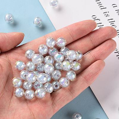 Transparent Acrylic Beads LS-X-TACR-S152-15B-SS2113-1