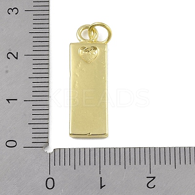 Brass Micro Pave Clear Cubic Zirconia Pendants KK-P266-06G-T-1
